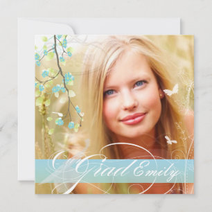 PixDezines 2015 Afstuderen Foto+diy bloesems Kaart