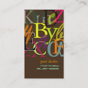 PixDezines ABC, Greek Alpha Visitekaartje