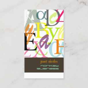 PixDezines ABC, Griekse Alpha/dij Visitekaartje