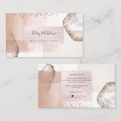 PixDezines Abstract Arrangement H2 Roos Gold Visitekaartje