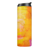 PixDezines Abstract/Faux Gold Thermosbeker (Gedraaid links)