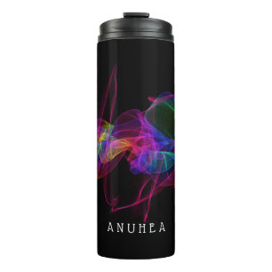 PIXDEZINES ABSTRACTE SMOKE+BLACK MIRROR THERMOSBEKER