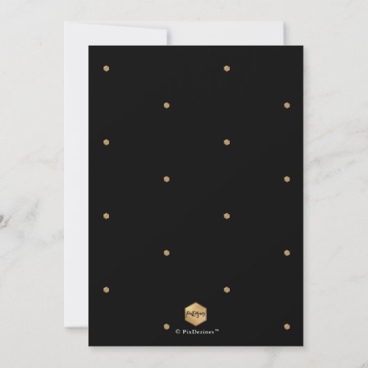 PixDezines Afstuderen Minimalist Luxe Script Aankondiging (Achterkant)
