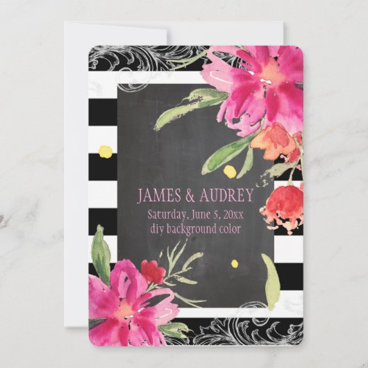 PixDezines-alkboard/may flower/waterverf Kaart (Voorkant)