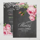 PixDezines alkboard/rokokos/ rozen Kaart (Voorkant / Achterkant)