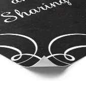 PixDezines-alkbord/ rozen/ontvangst Poster (Hoek)