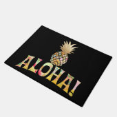 PixDezines Aloha Pineappel/DIY achtergrond Deurmat (Schuin)