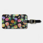 PixDezines Aloha Pineapples Bagagelabel (Voorkant horizontaal)