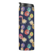 PixDezines Aloha Pineapples/DIY background Thermosbeker (Geroteerd rechts)