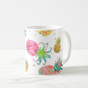 PixDezines Aloha Pineapples Patroon Koffiemok