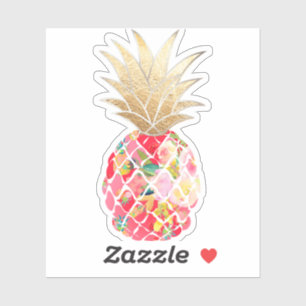 PixDezines Ananas Raspberry Aloha, Nepgoud Sticker