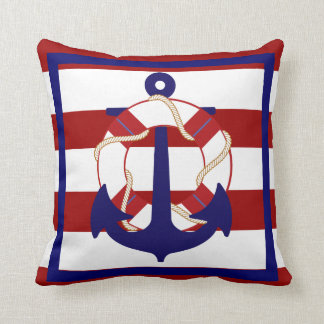 PixDezines ankerkleuren/dij kleuren/nautisch Kussen
