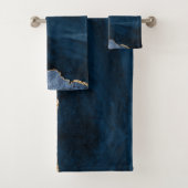 PixDezines Aquarelle Bleu Agate Or Veines (En situation)