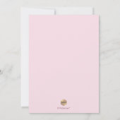 PixDezines Aquarelle Dusty Rose Wreath Invitation (Dos)