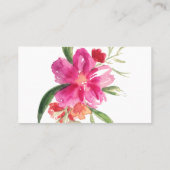 PixDezines aquarelle peut fleurir/placer des carte (Dos)