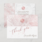 PixDezines Arbre Cercles Mitzvah Merci Cartes ✡ (Devant / Derrière)