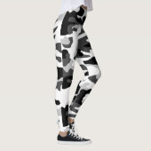 PixDezines Arctic Camo, zwart/wit/grijs Leggings (Rechts)