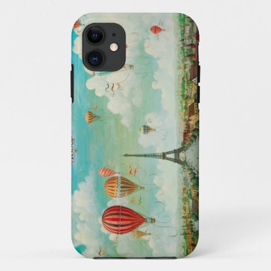 PixDezines  ballonnen/eiffel/paris Case-Mate iPhone Case (Achterkant)