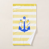 PixDezines Bandes Nautiques+Économiseurs de durée  (Serviette à main)