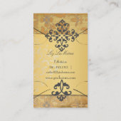 PixDezines barokdemask Visitekaartje (Achterkant)