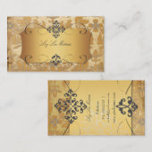 PixDezines barokdemask Visitekaartje (Voorkant / Achterkant)