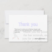 PixDezines Baseball Merci cartes, plat (Dos)