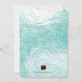 PixDezines Bat Mitzvah/Blue Confetti Kaart (Achterkant)