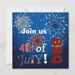 PixDezines BBQ, 4 juillet invitations