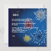 PixDezines BBQ, 4de juli uitnodigingen (Achterkant)