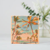 PixDezines  Beach Scence/Aloha/Luau Kaart (Staand voorkant)