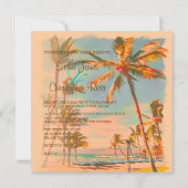 PixDezines  Beach Scence/Aloha/Luau Kaart (Achterkant)