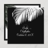 PixDezines Beach Wedding Invitations Kaart (Voorkant / Achterkant)