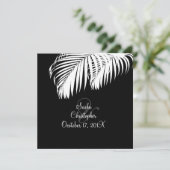 PixDezines Beach Wedding Invitations Kaart (Staand voorkant)