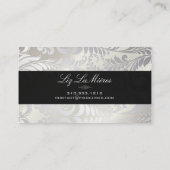 PixDezines Bellissimo Damask Visitekaartje (Achterkant)