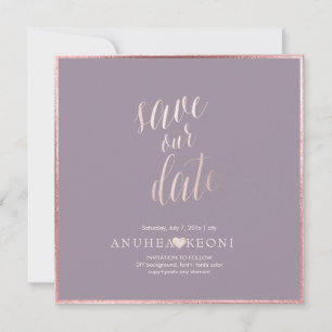 PixDezines BEWAAR DATUM BLUSH PINK FUN SCRIPT Save The Date