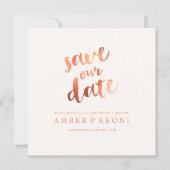 PixDezines Bewaar de Datum/Zonsondergang Sinaasapp Save The Date (Voorkant)