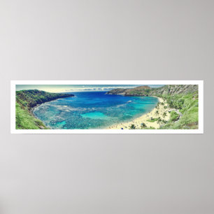 PixDezines bijna hanaumabay, hawaii Poster