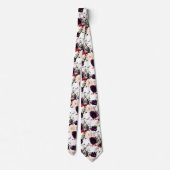 PixDezines Blush Aubergine H2 Bloemen DIY Achtergr Stropdas (Achterkant)