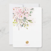 PixDezines Blush Gum Eucalyptus Brunch+Bubble Kaart (Achterkant)