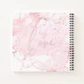 PIXDEZINES BLUSH MARBLE BABY'S FIRSTS NOTITIEBOEK (Achterkant)