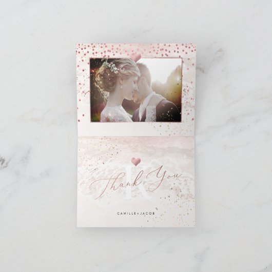 PixDezines Blush Mariage côtier Merci (Intérieur)