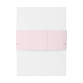 PixDezines Blush Pink+Faux Roos Gold Mr+Mrs. Uitnodigingen Wikkel (Achterkant Voorbeeld)