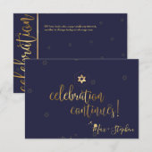 PixDezines B'nai Mitzvah Cartes de fête ✡ (Devant / Derrière)