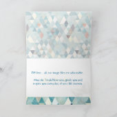 PixDezines Boho Driehoeken Mazel Tov/Gefeliciteerd Kaart (Binnen)