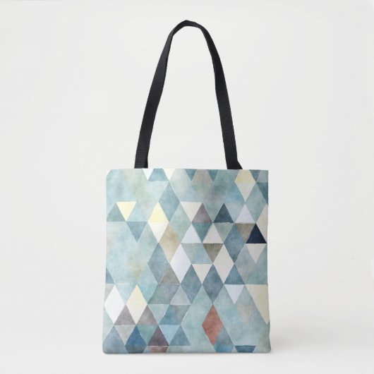 PixDezines Boho geometrisch / driehoeken patroon Tote Bag (Voorkant)