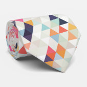 PixDezines Boho Geometrische/verstelbare driehoeke Stropdas (Opgerold)