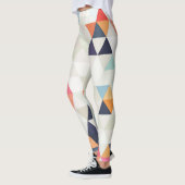 PixDezines Boho Waterverf Geometrisch/Driehoeken Leggings (Links)