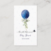 PixDezines Book Request H2 Navy Ballon Enclosure Plaatskaartje (Achterkant)