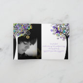 PixDezines-boom van het leven/dankuwel/DIYbackgrou Bedankkaart (Binnen)