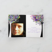 PixDezines-boom van het leven/dankuwel/DIYbackgrou Bedankkaart (Binnen)